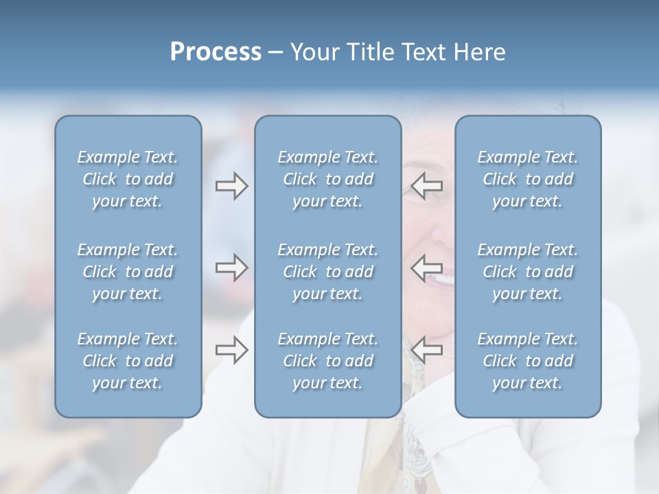 Copyspace Portrait Elder PowerPoint Template