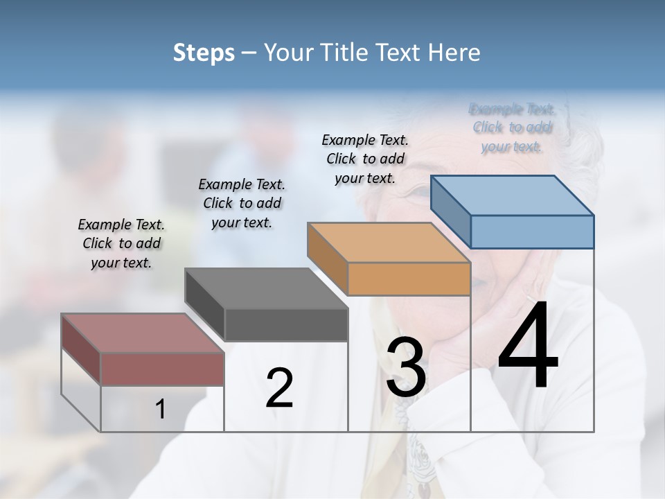Copyspace Portrait Elder PowerPoint Template