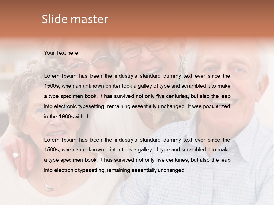 Audio Caucasian Headphone PowerPoint Template