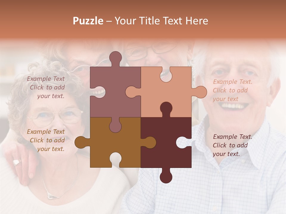 Audio Caucasian Headphone PowerPoint Template