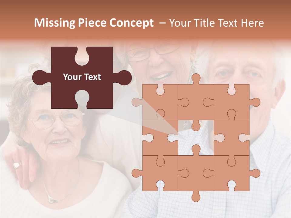 Audio Caucasian Headphone PowerPoint Template