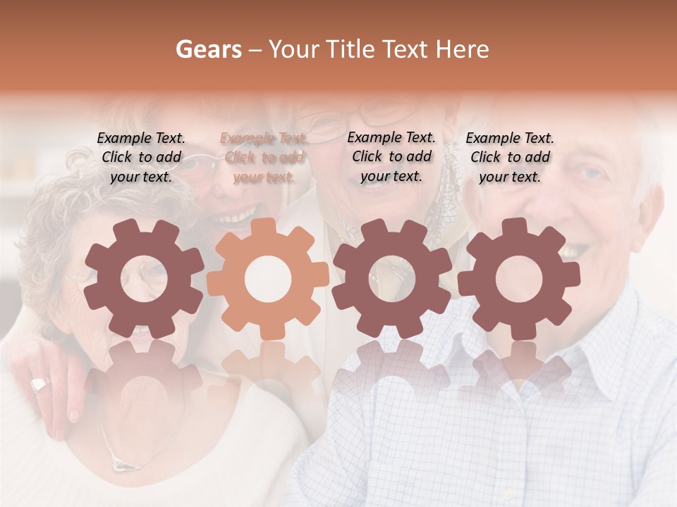 Audio Caucasian Headphone PowerPoint Template