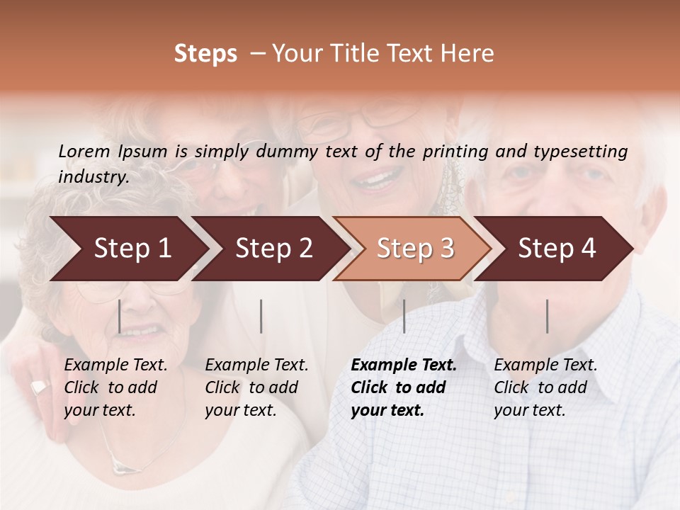 Audio Caucasian Headphone PowerPoint Template