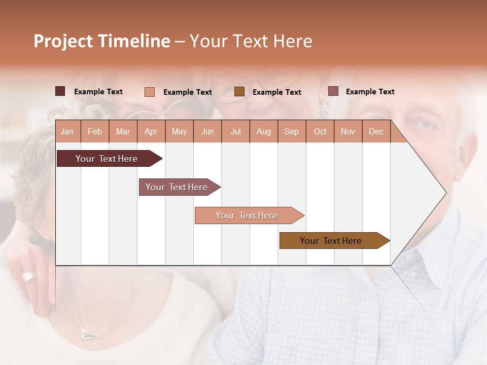 Audio Caucasian Headphone PowerPoint Template