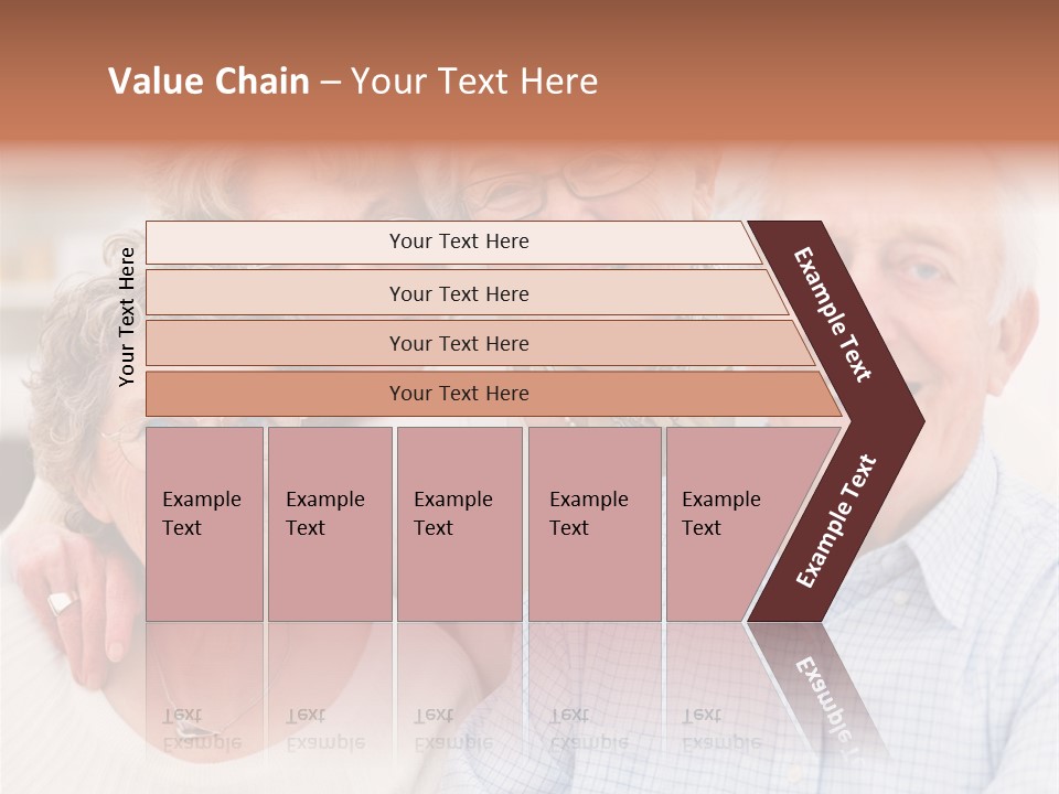 Audio Caucasian Headphone PowerPoint Template