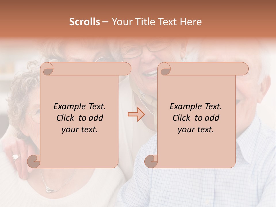 Audio Caucasian Headphone PowerPoint Template