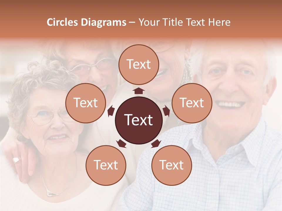 Audio Caucasian Headphone PowerPoint Template