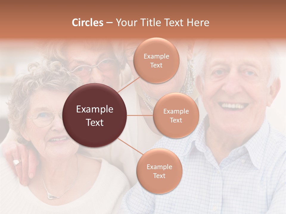 Audio Caucasian Headphone PowerPoint Template