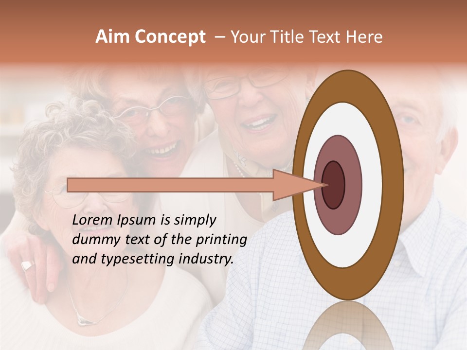 Audio Caucasian Headphone PowerPoint Template