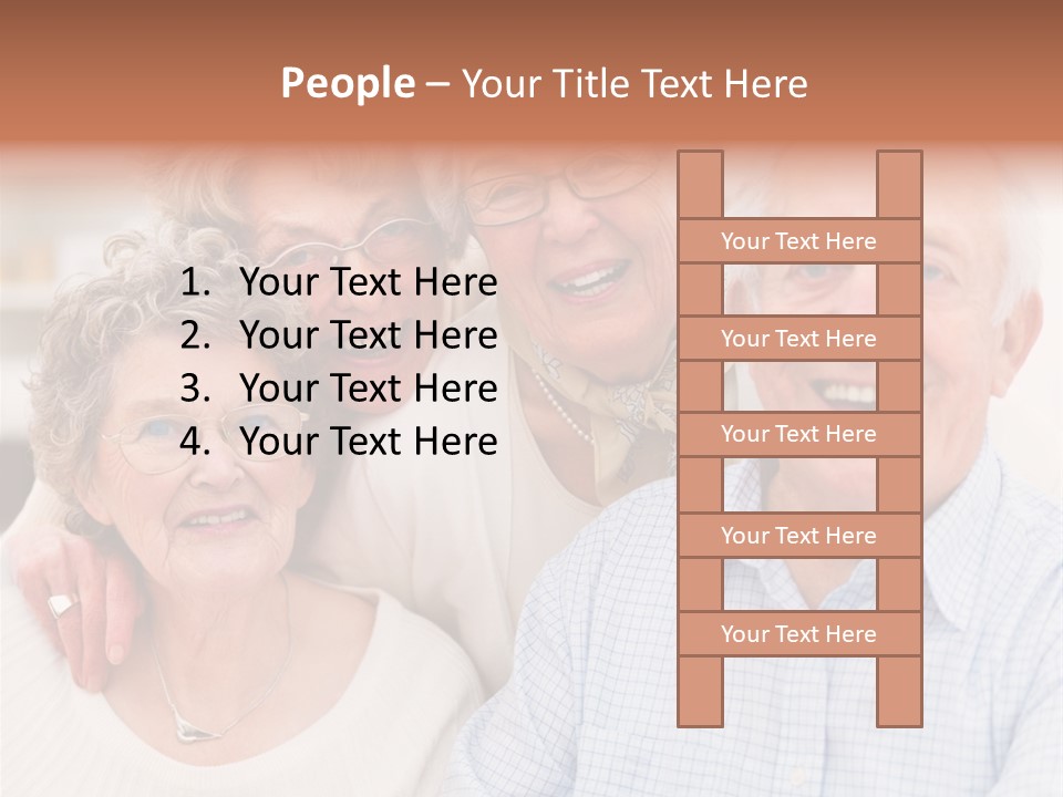 Audio Caucasian Headphone PowerPoint Template