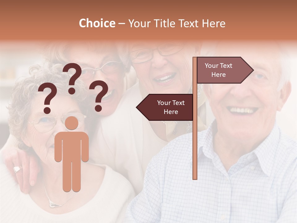 Audio Caucasian Headphone PowerPoint Template