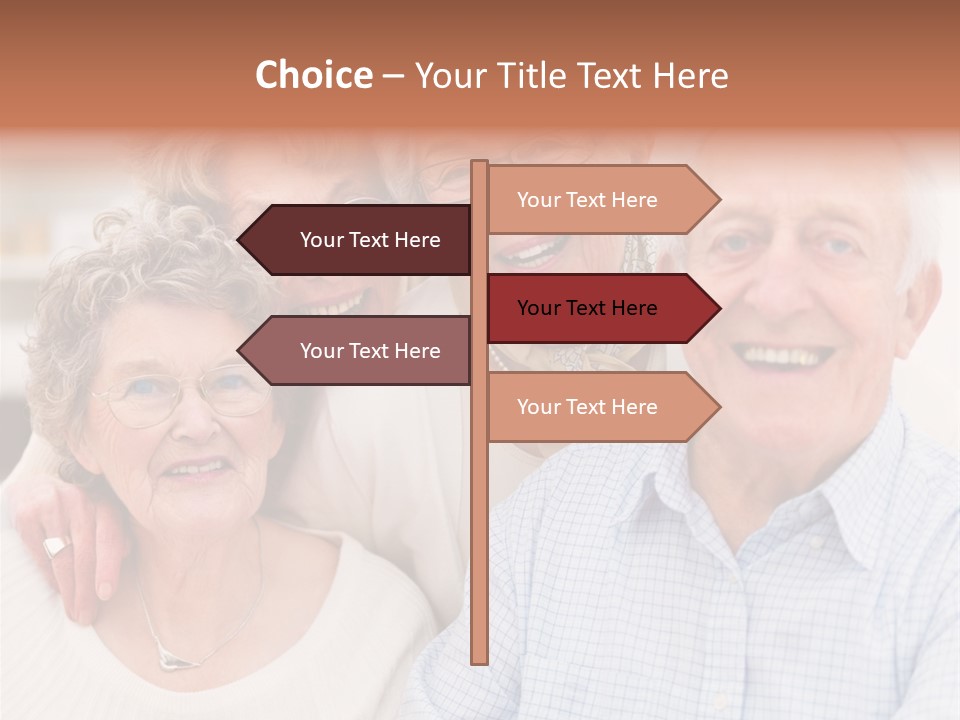 Audio Caucasian Headphone PowerPoint Template