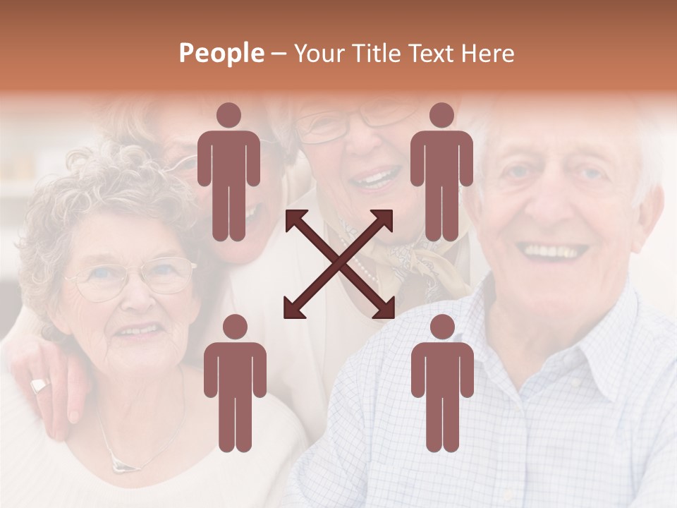 Audio Caucasian Headphone PowerPoint Template