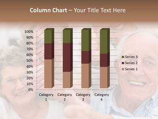 Mature Smiling Girls PowerPoint Template