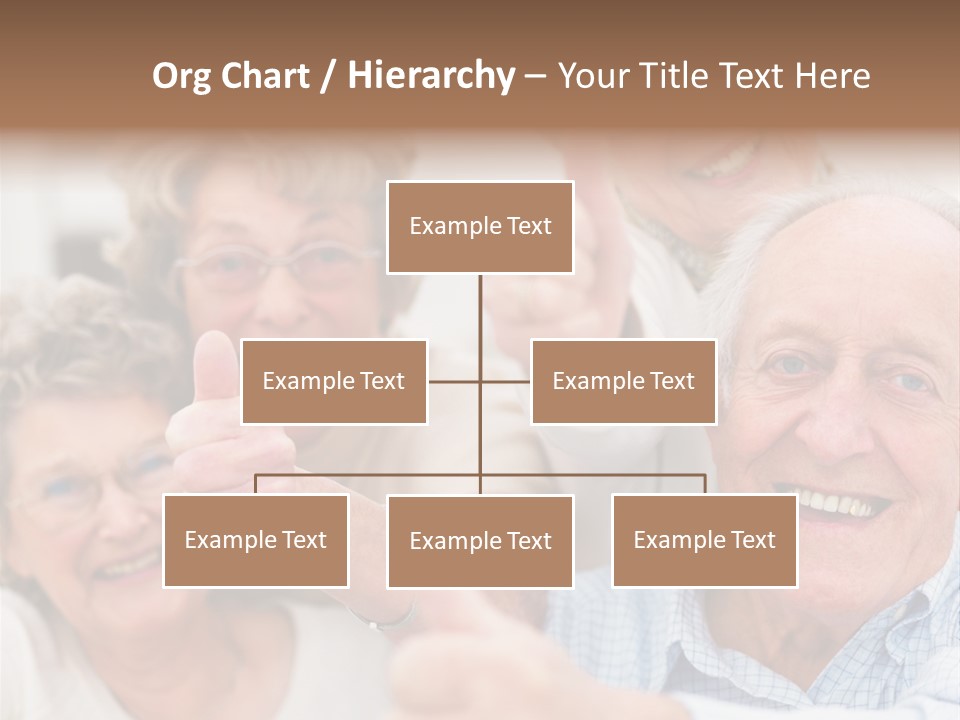 Mature Smiling Girls PowerPoint Template