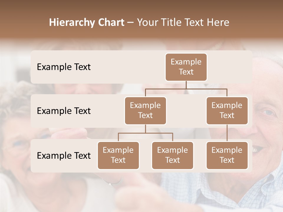 Mature Smiling Girls PowerPoint Template