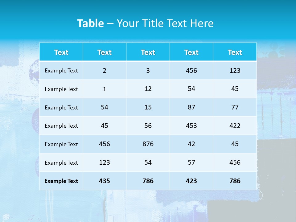 Background Painting Art PowerPoint Template