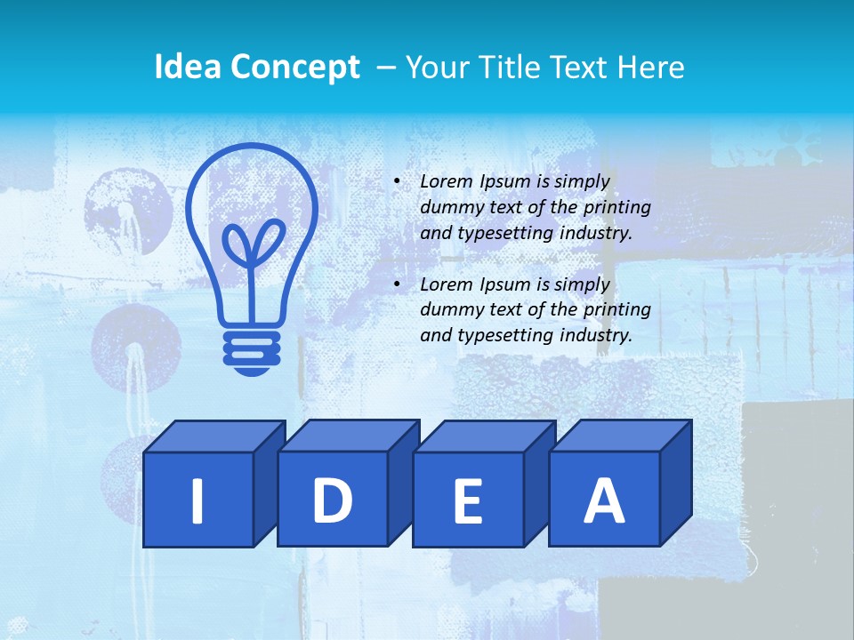 Background Painting Art PowerPoint Template