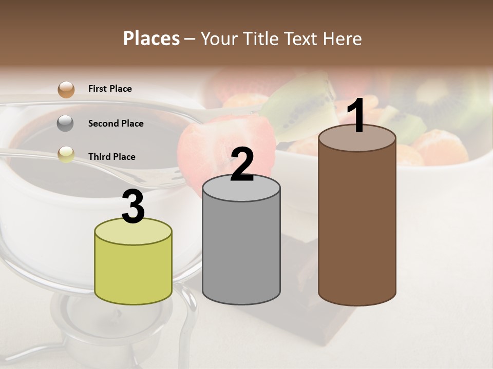 Seasonal Dessert Tangerine PowerPoint Template