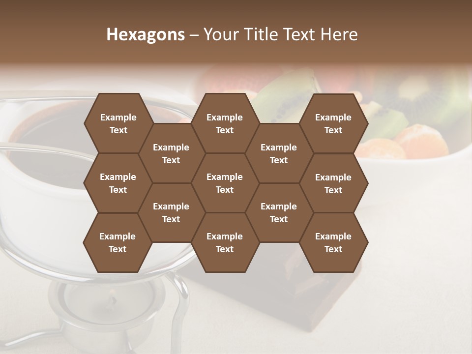 Seasonal Dessert Tangerine PowerPoint Template