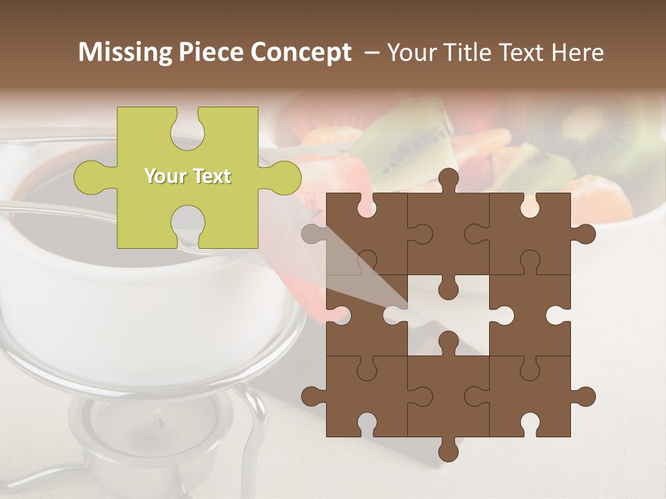 Seasonal Dessert Tangerine PowerPoint Template