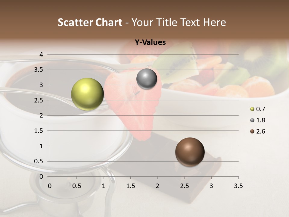Seasonal Dessert Tangerine PowerPoint Template