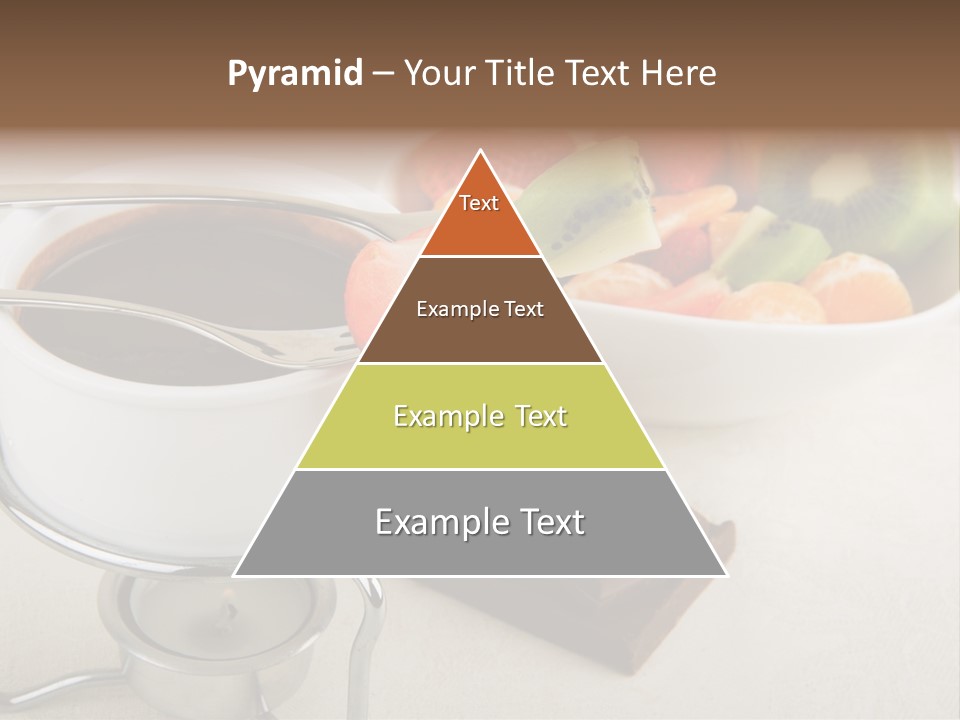 Seasonal Dessert Tangerine PowerPoint Template