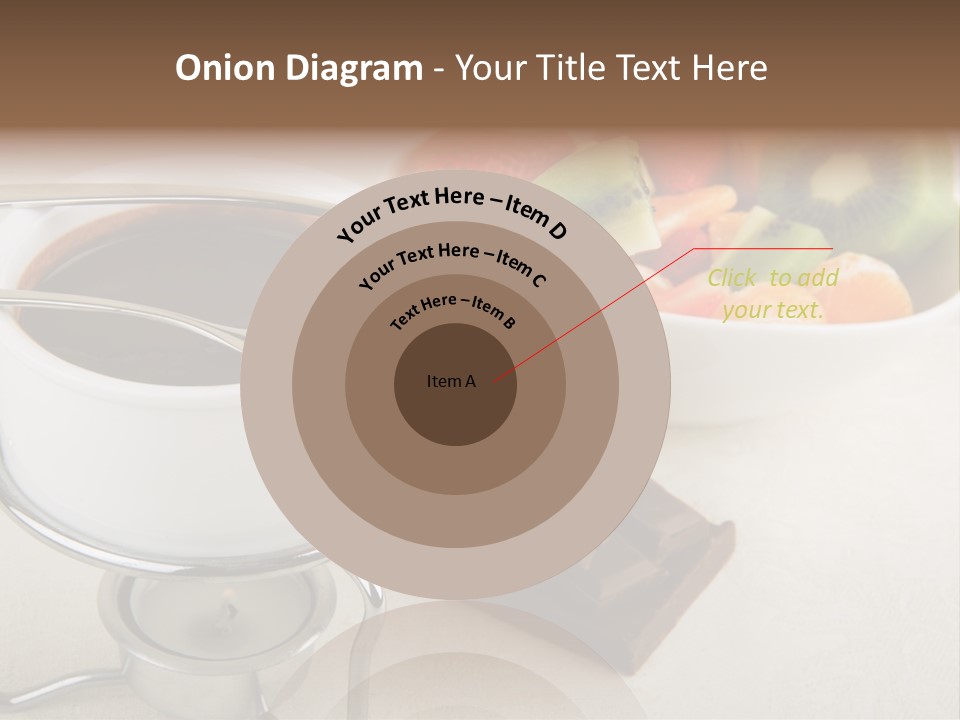 Seasonal Dessert Tangerine PowerPoint Template