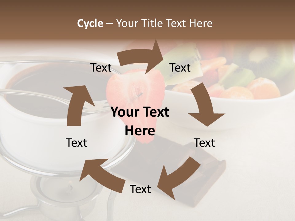 Seasonal Dessert Tangerine PowerPoint Template