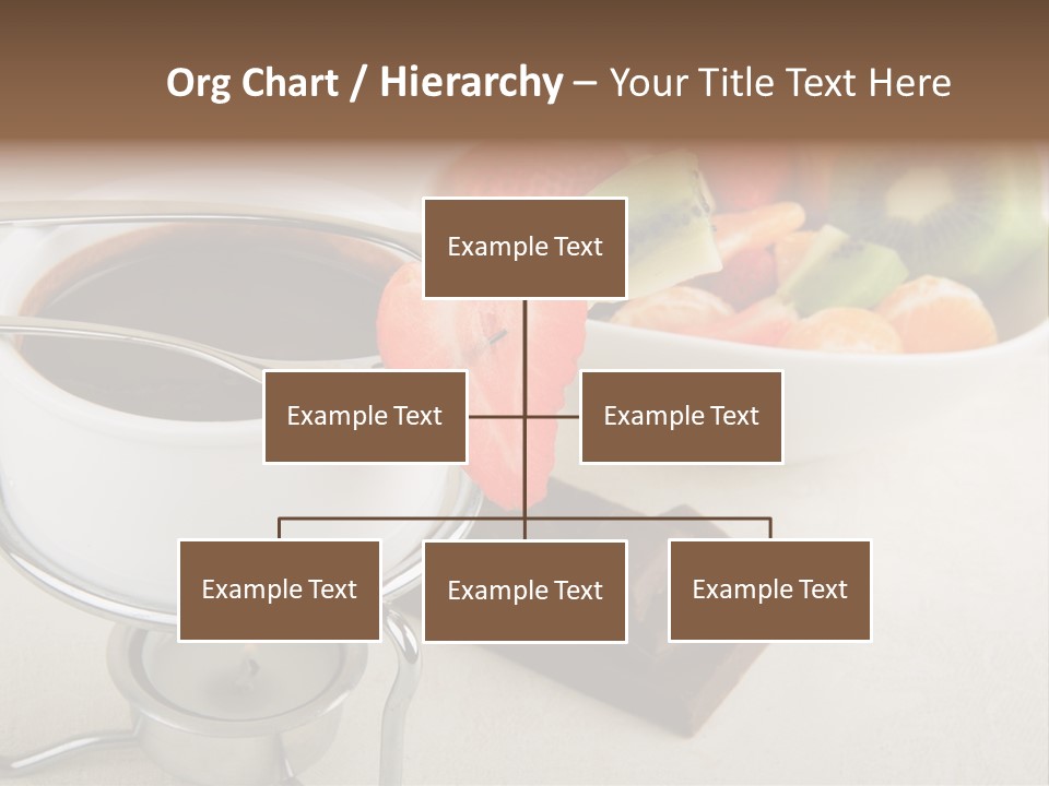 Seasonal Dessert Tangerine PowerPoint Template