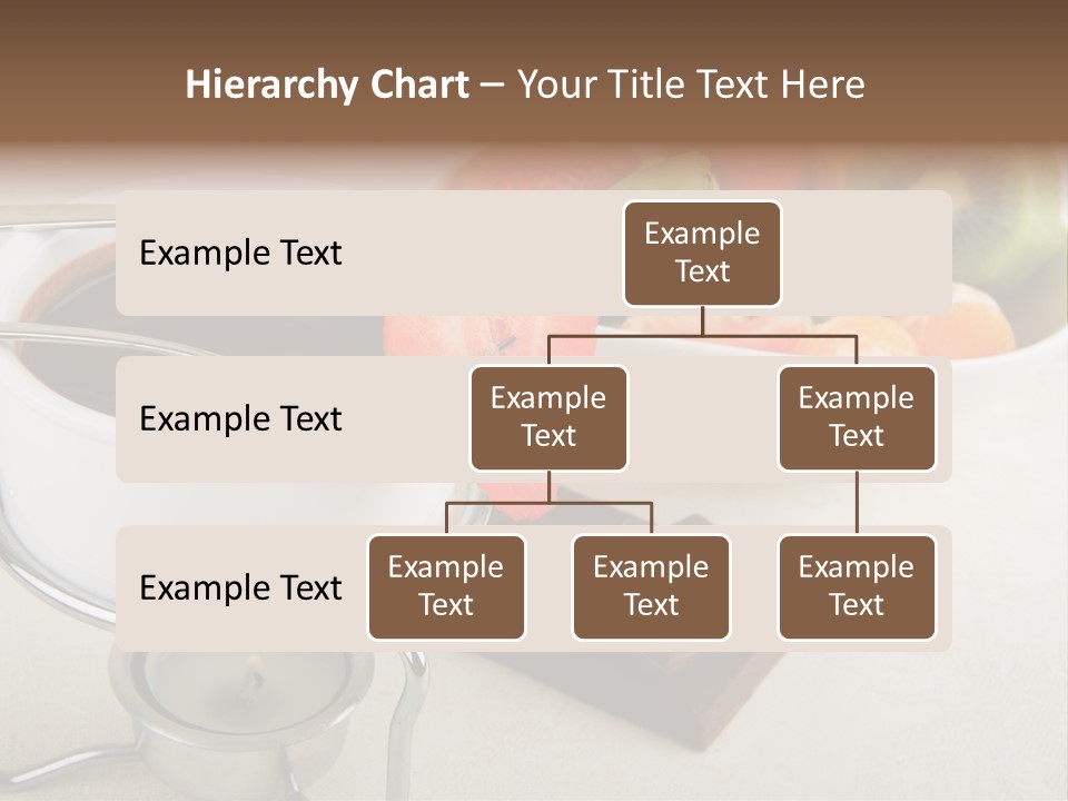 Seasonal Dessert Tangerine PowerPoint Template