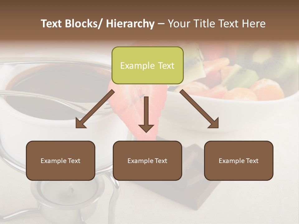 Seasonal Dessert Tangerine PowerPoint Template
