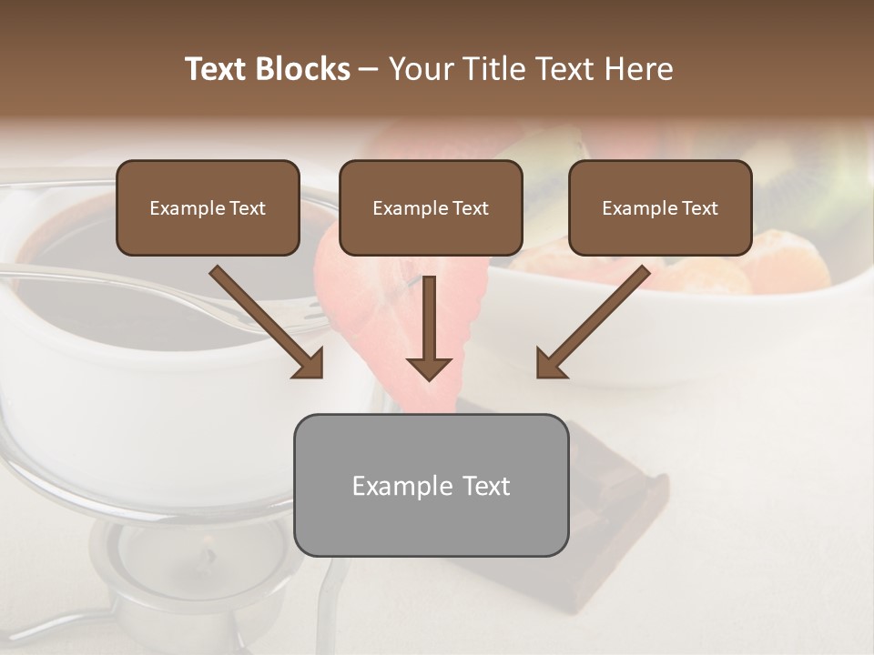 Seasonal Dessert Tangerine PowerPoint Template