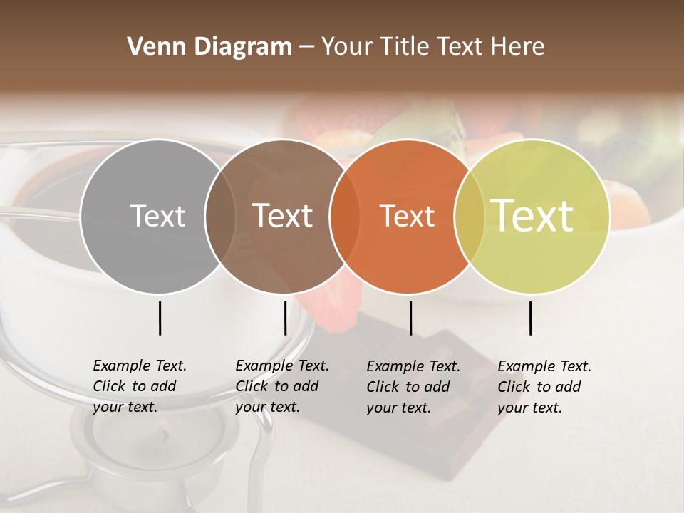Seasonal Dessert Tangerine PowerPoint Template