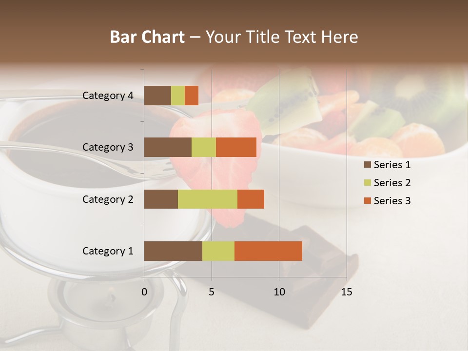 Seasonal Dessert Tangerine PowerPoint Template