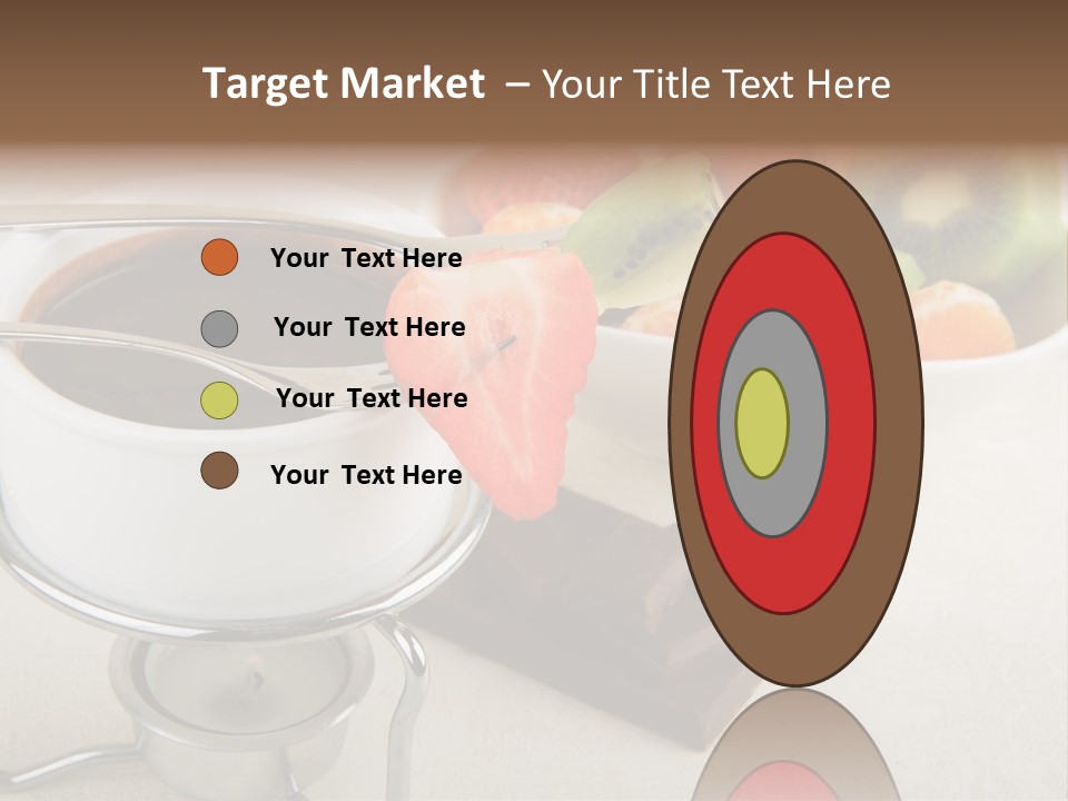 Seasonal Dessert Tangerine PowerPoint Template