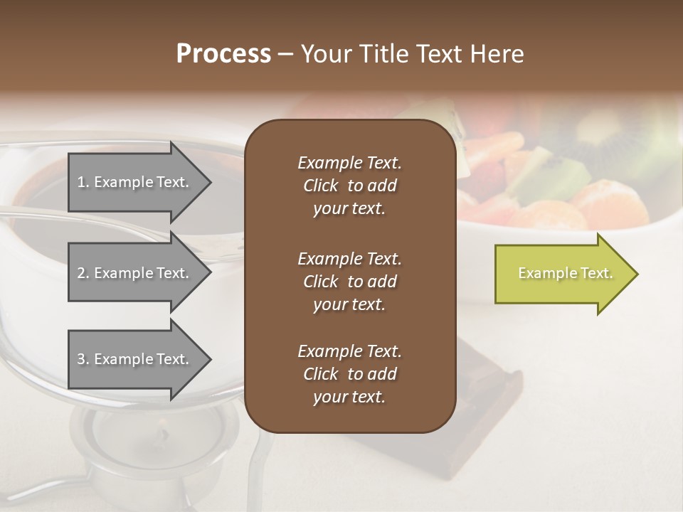 Seasonal Dessert Tangerine PowerPoint Template