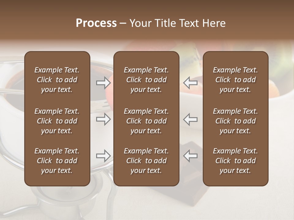 Seasonal Dessert Tangerine PowerPoint Template