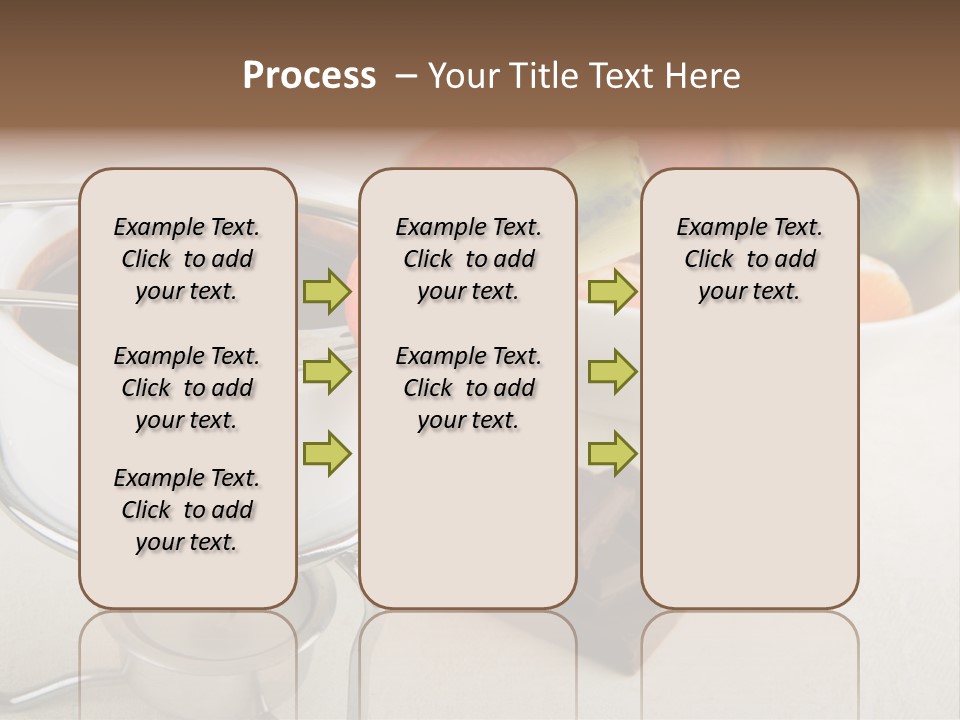 Seasonal Dessert Tangerine PowerPoint Template