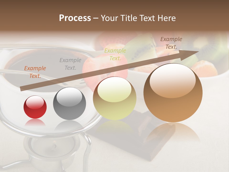 Seasonal Dessert Tangerine PowerPoint Template
