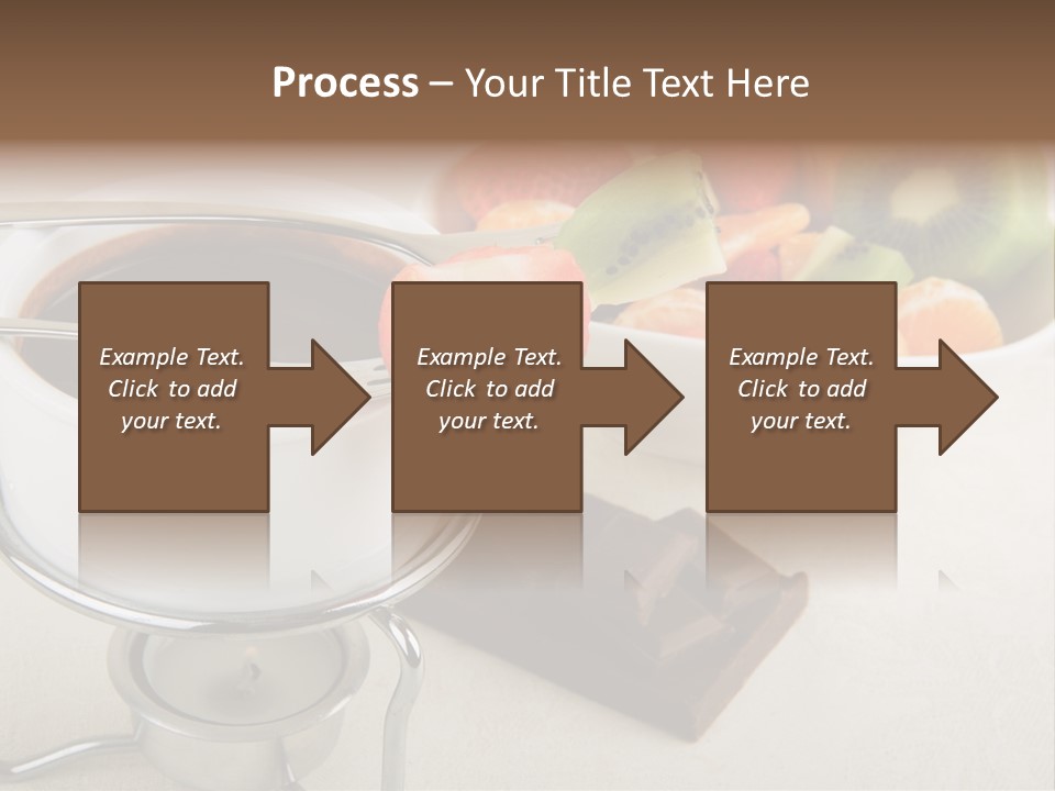 Seasonal Dessert Tangerine PowerPoint Template