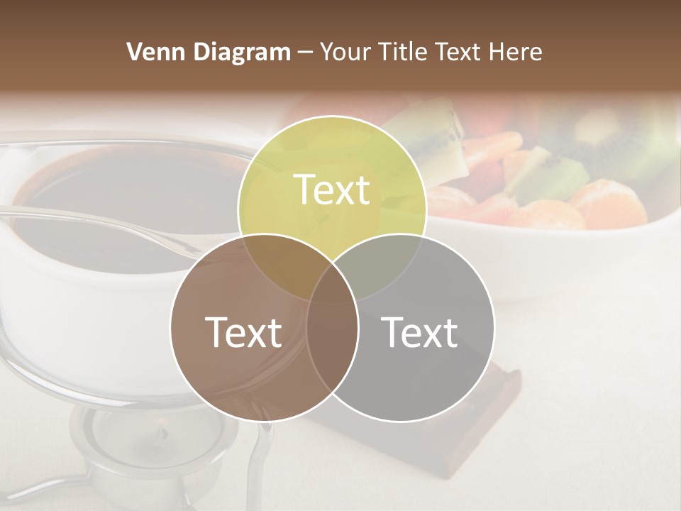 Seasonal Dessert Tangerine PowerPoint Template