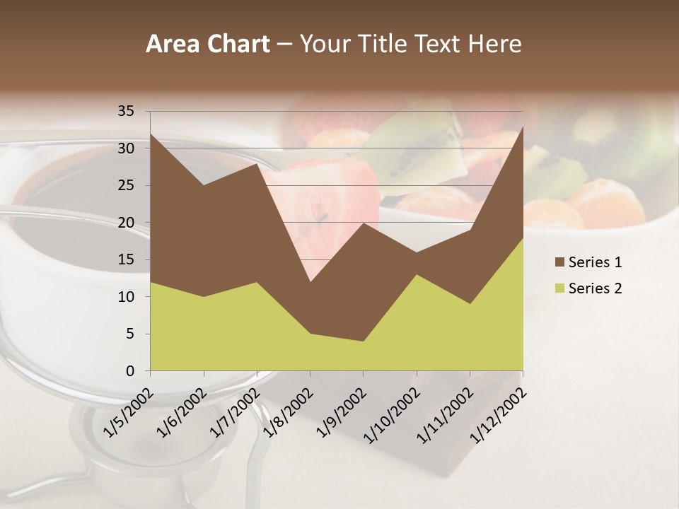 Seasonal Dessert Tangerine PowerPoint Template