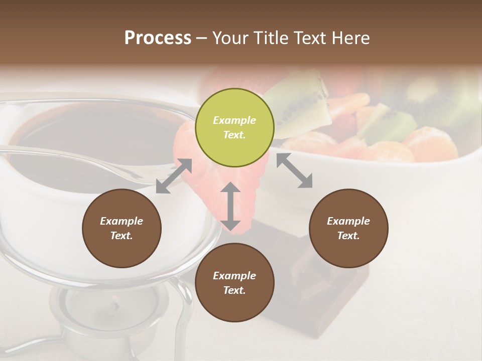 Seasonal Dessert Tangerine PowerPoint Template