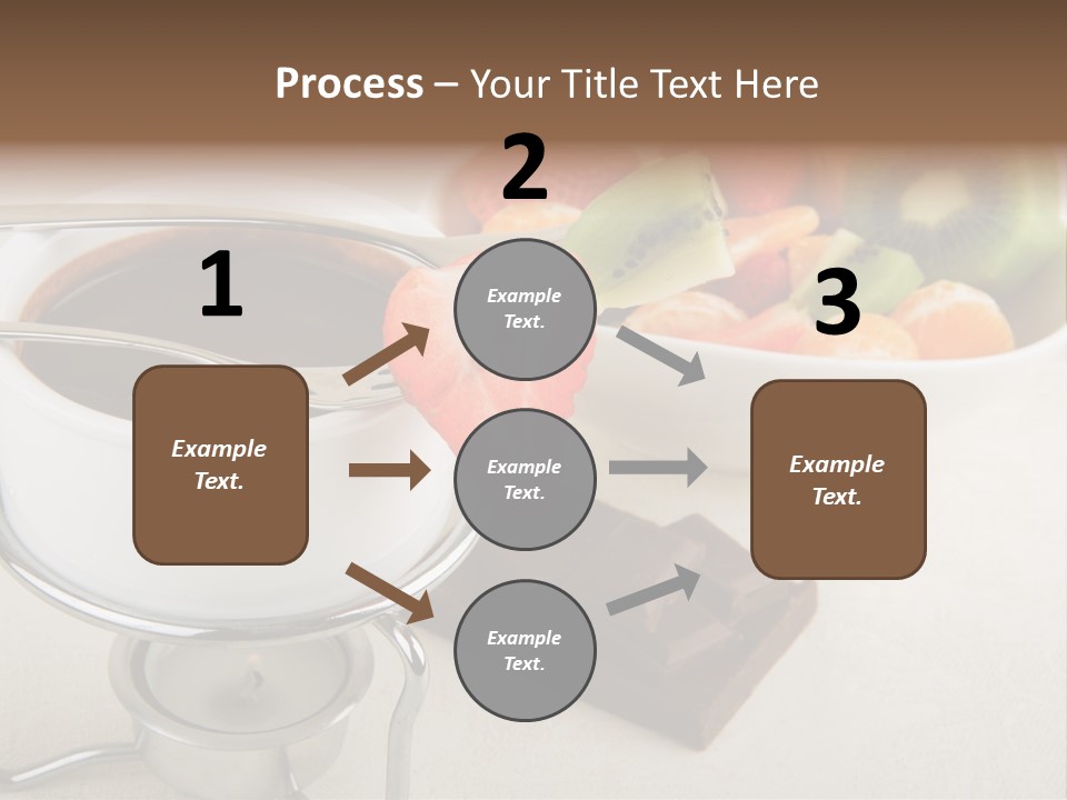 Seasonal Dessert Tangerine PowerPoint Template