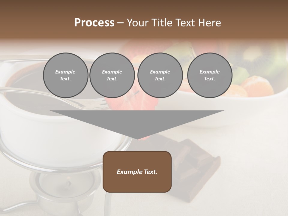Seasonal Dessert Tangerine PowerPoint Template