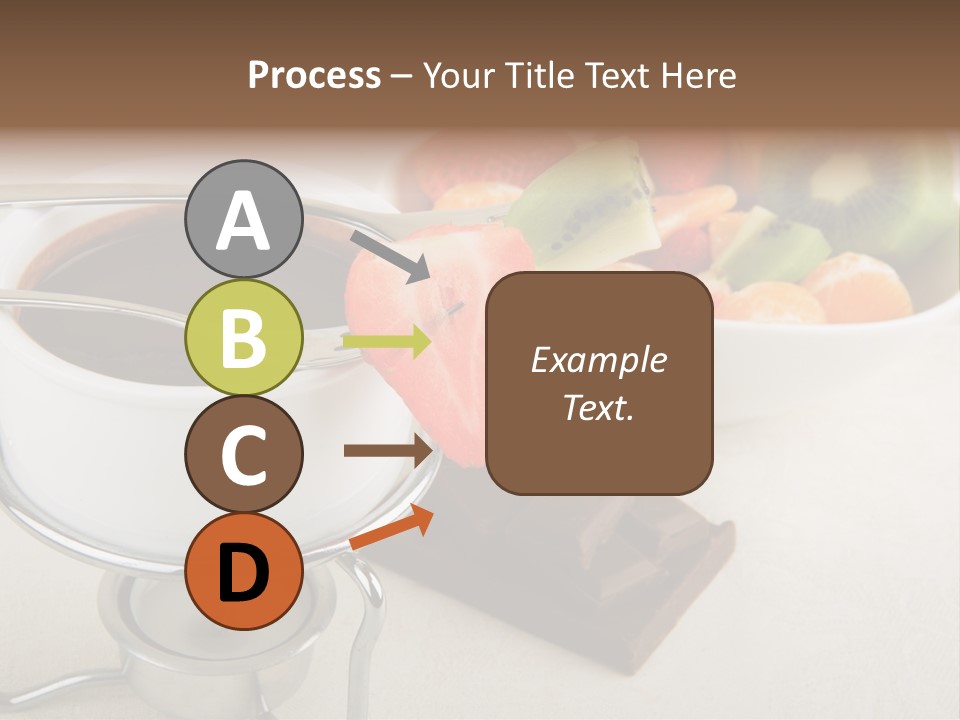 Seasonal Dessert Tangerine PowerPoint Template