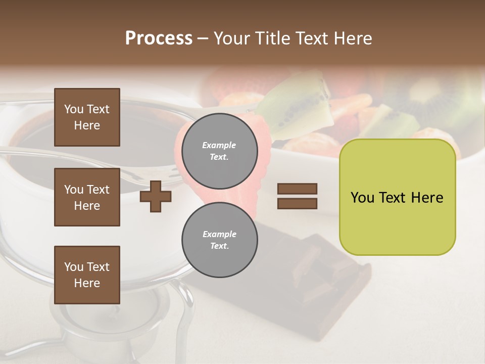 Seasonal Dessert Tangerine PowerPoint Template