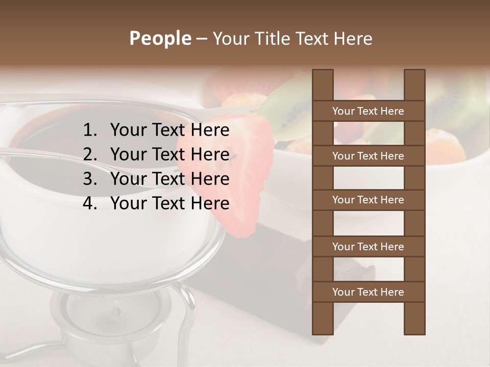 Seasonal Dessert Tangerine PowerPoint Template