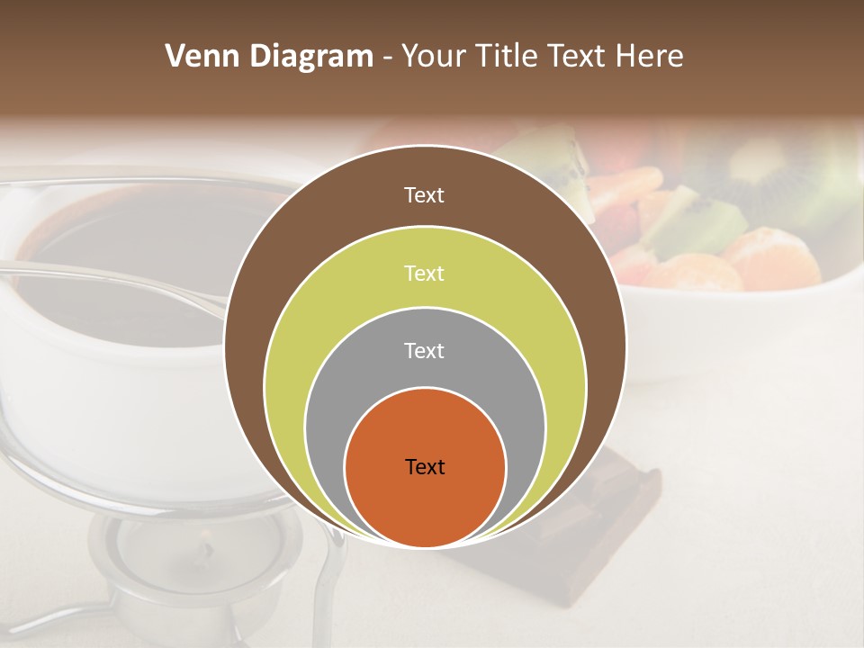 Seasonal Dessert Tangerine PowerPoint Template